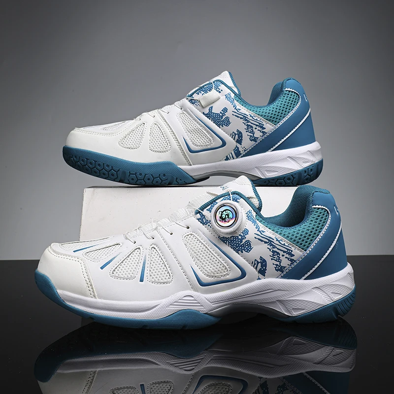 

2025 New Badminton Shoes for Men and Women, Couple Training Shoes, Shock-Absorbing, Non-Slip, Summer Breathable Tennis and Volle