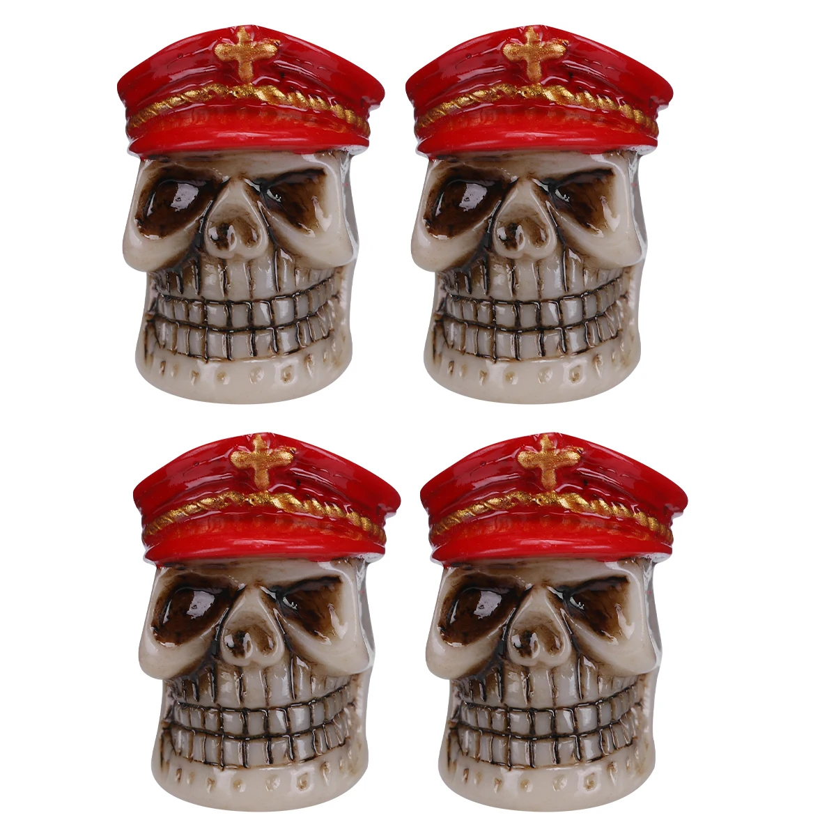 

Ghost Valve Caps Durable Safe Creative Shape Bike Tire Motorcycle Cover Flat Prevention Stable Pressure Tires Wheels Stem Cap