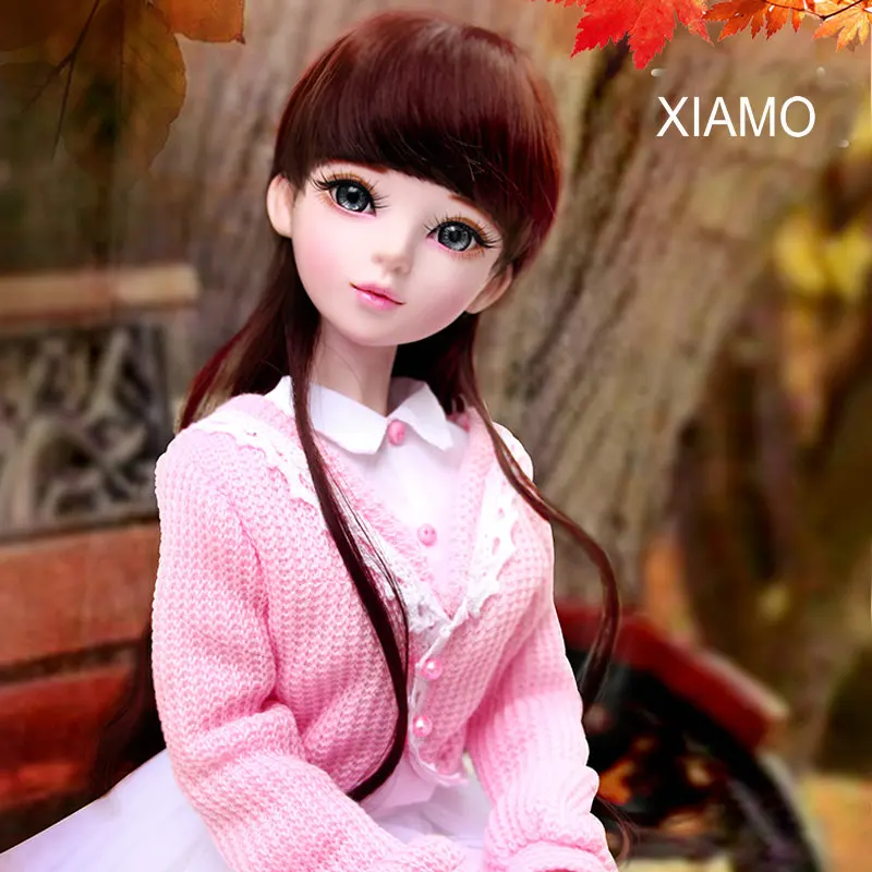1/3 Bjd Doll Full Set 60cm Lifelike Fashion Girl Large Original Handmade Ball Jointed Dolls Children Toys For Girl Birthday Gift
