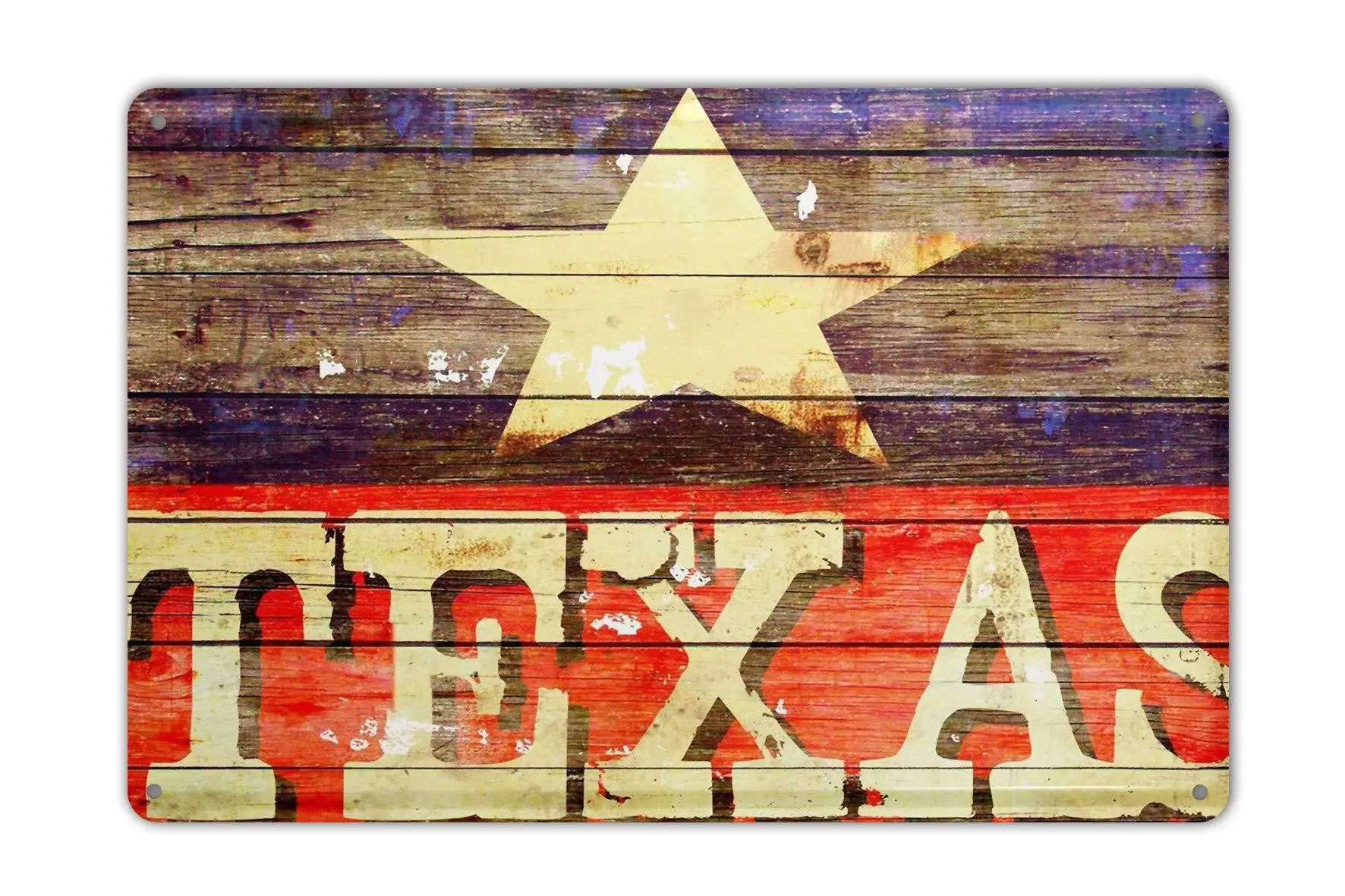 Wallors Wine Cellar Art Decorations Outdoor Pub Personalized Metal Sign 8 x 12 Inches Tin Signs Street Texas Sheriff Stars  sign