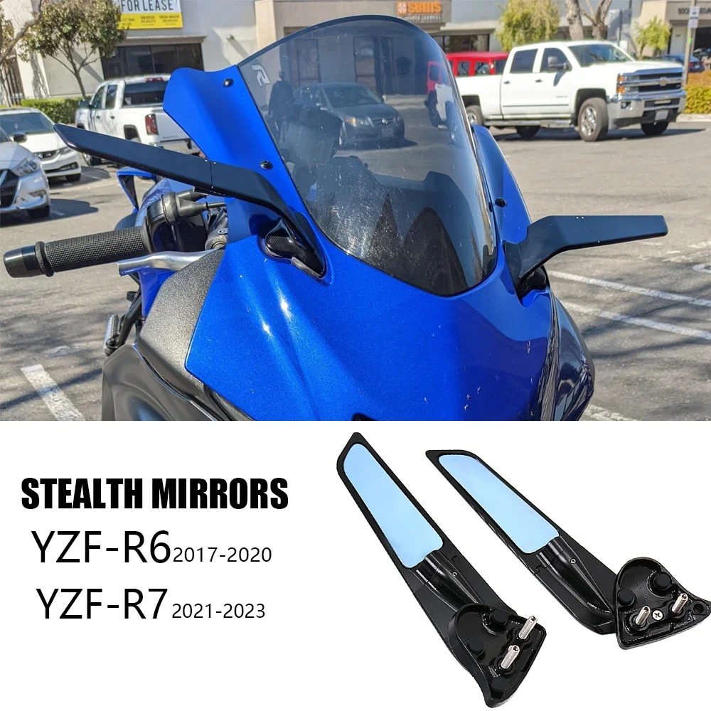 

YZF-R6 Accessories for Yamaha YZF R7 YZF-R6 YZFR6 YZFR7 YZF R7 Stealth Mirrors Motorcycle Rearview Mirror Adjustable Rotating