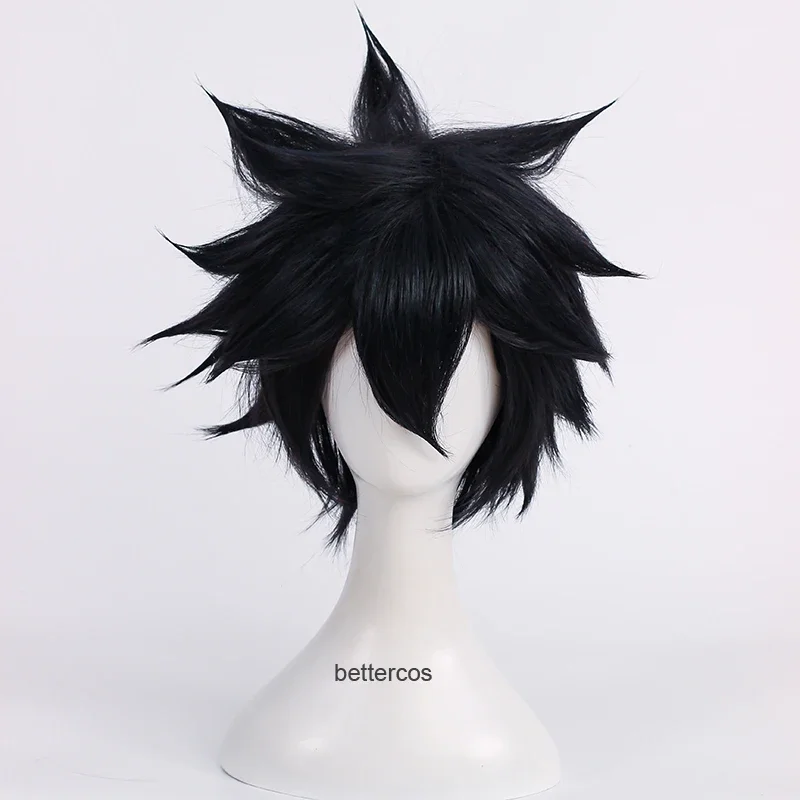 Gray Fullbuster Cosplay Wig Short Heat Resistant Synthetic Hair Wig Cap