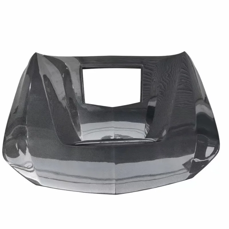 Carbon Fiber Engine Hood for CT4  CT4V Blackwing 2020 Upgrade GTS Transparent Version Style Front Face Cover