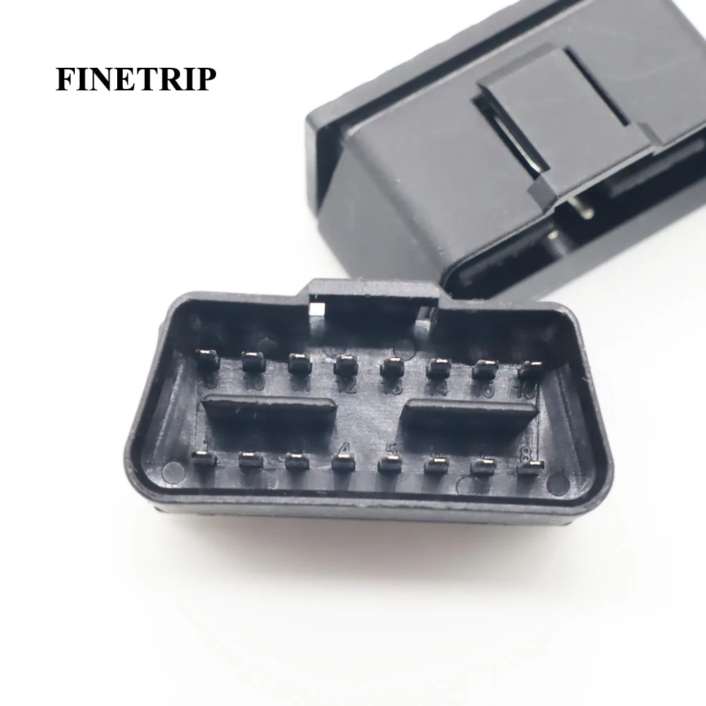 12V 24V Auto Parts Turck 16Pin OBD Male Connector Assembly J1962M Plug OBD2 Car Adapter With 16 Terminals