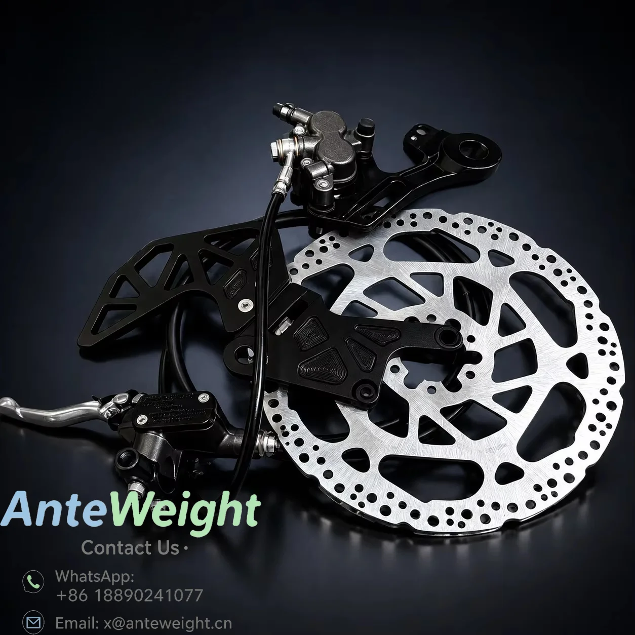 Rear Brake Conversion Kit Caliper Adapter Bracket for Sur Ron Light Bee Ultra Bee E-Bike Upgrade