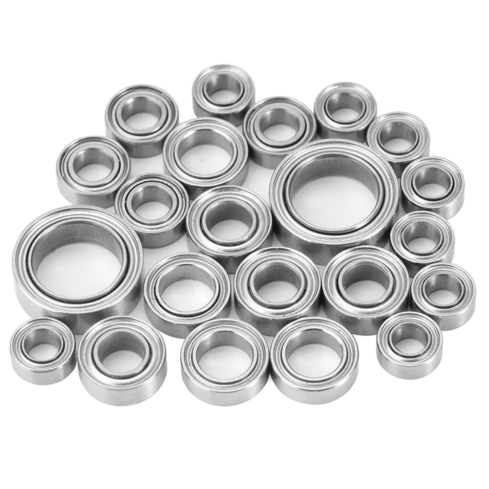 ชุดลูกปืนซีลแกนล้อ 22 ชิ้น ชุดลูกปืนรถบังคับวิทยุ อะไหล่อัพเกรดรถ สำหรับ TRX4-M Bronco Defender 1/18 RC Crawler