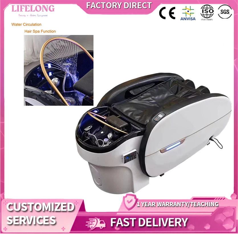 

Массажный шампунь для салона, кровать для мытья волос и услуги в салоне красоты, спа-массажная кровать, машина для массажа ног с циркуляцией воды для тела