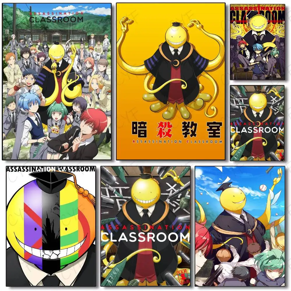 Póster de personaje genial de Anime A-Assassination Classroom-MT, pintura artística con impresiones, regalo de decoración para el hogar, dormitorio y sala de estar
