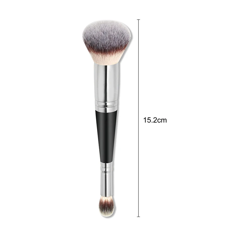 Karsyngirl 1pcs Double Head Makeup Brushes Shadow Highlighter Powder Foundation Concealer Blush Facial Brush Beauty Tools