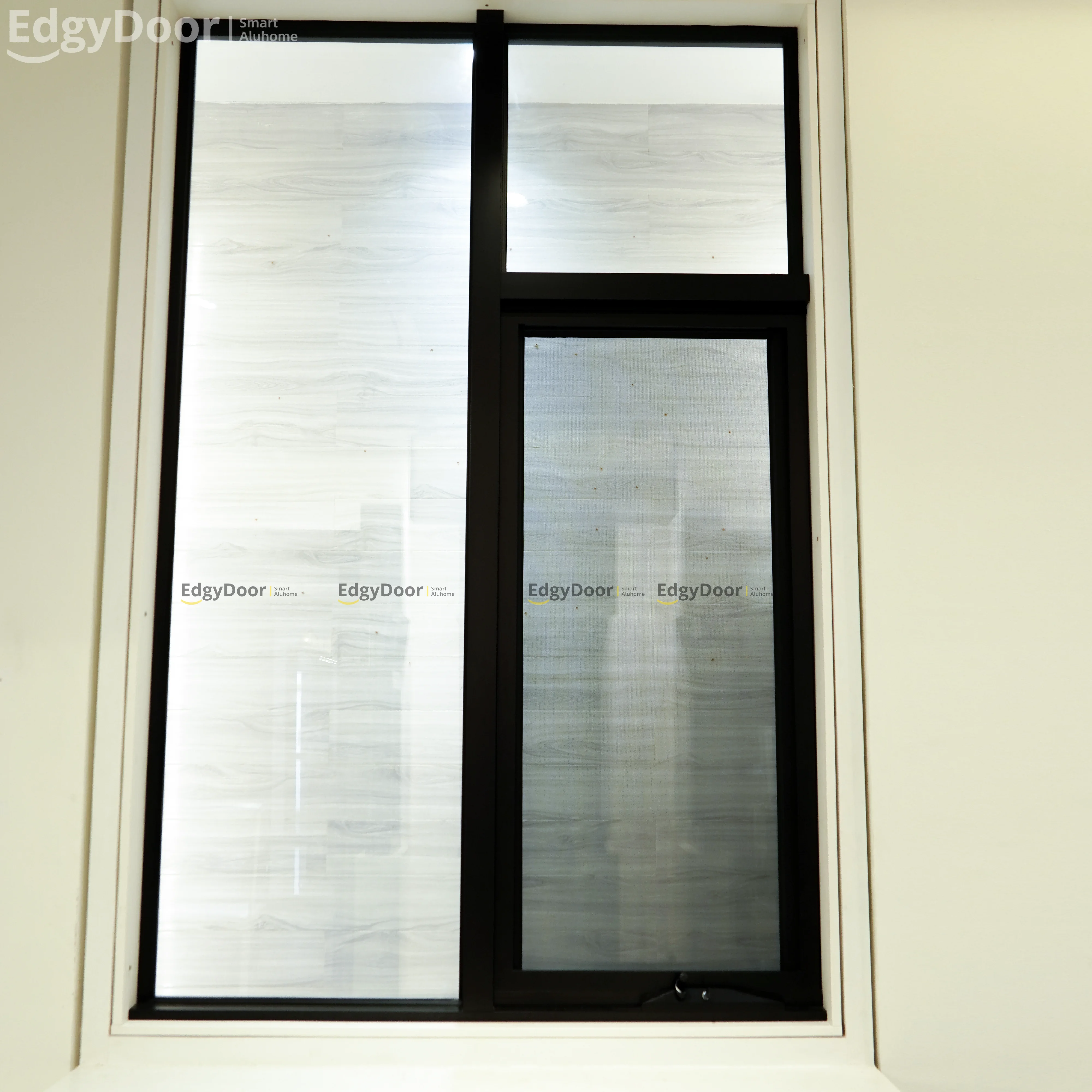 American Style Hand-Crank Window NFRC Certified Double-Layer Glass Removable Screen Net Single Piece Order