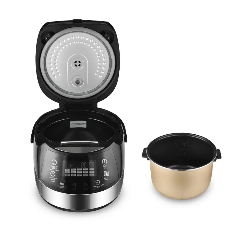 Multi-function Rice Cooker, Smart Large Capacity 5L, Non-Stick Coating, 24-Hour Preset Timer, Home Appliance Kitchen