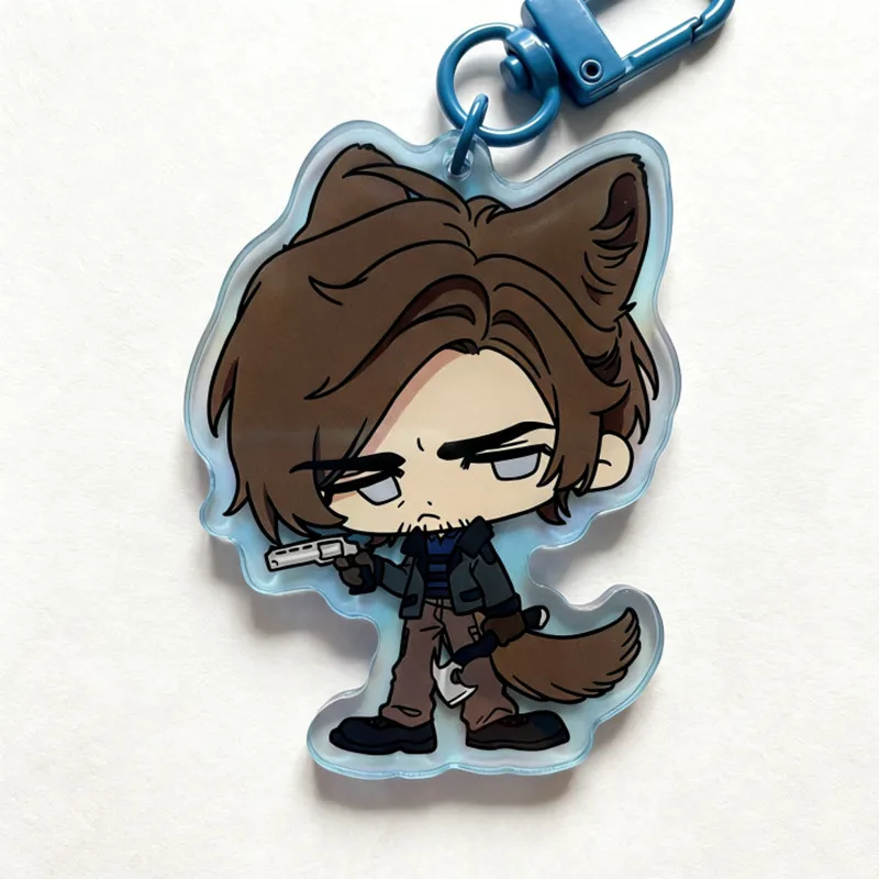 Leon Requiem Resident Evil Acrylic Keychain Charm Pendant for Phone Bag Backpack – Perfect Gift for Gamers & Furries