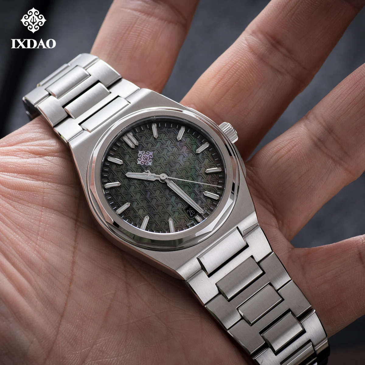 IX&DAO 2026 New Warrior 37mm Men's Automatic Mechanical Watch PT5000 Top Sapphire BGW-9 Stainless Steel Waterproof 10Bar