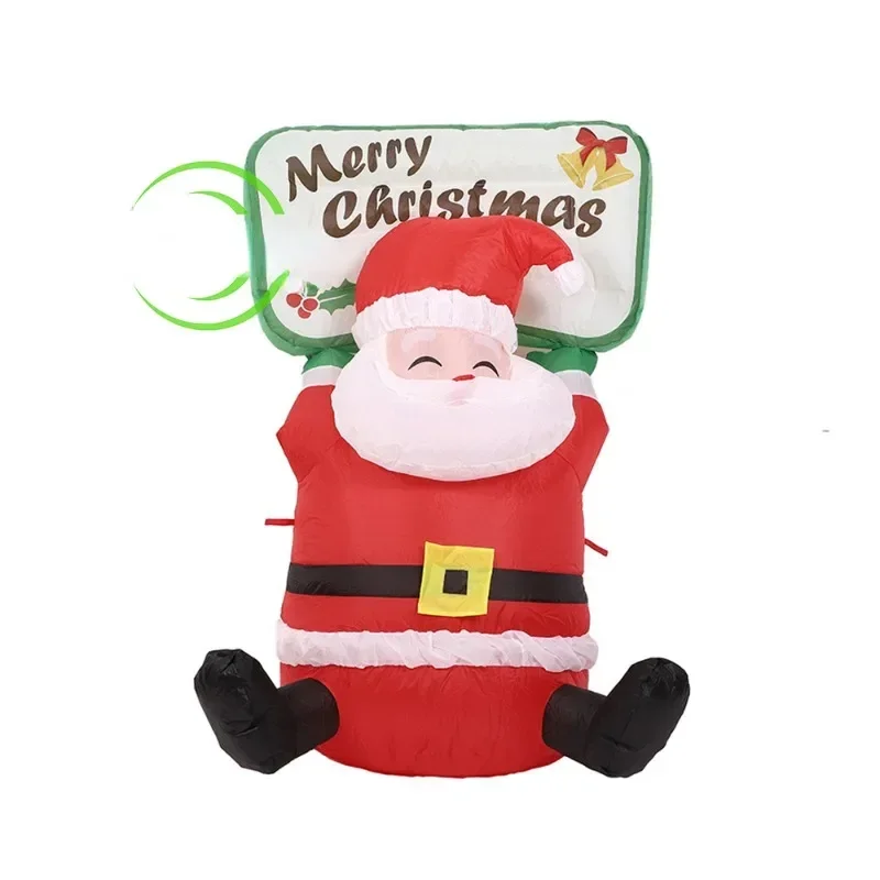 

Santa Claus Forklift Air Model Harvest Festival Inflatable Feature Christmas Solar Term Character HOT SALES
