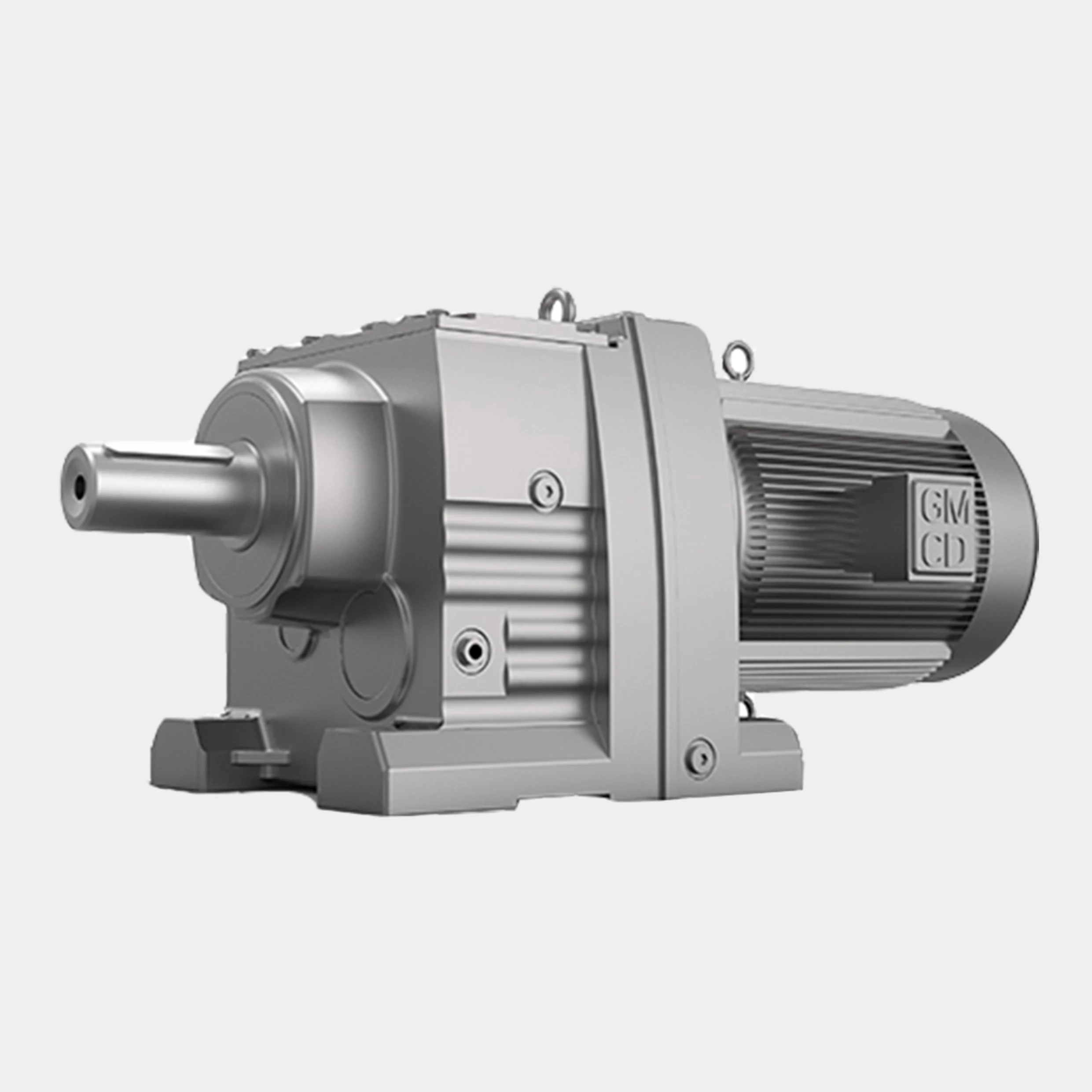 GUOMAO R Series Coaxial Hard Tooth Helical Gearbox GR29 Gear Reducer With Flange Crane Industrial Speed Reducer ODM OEM Support