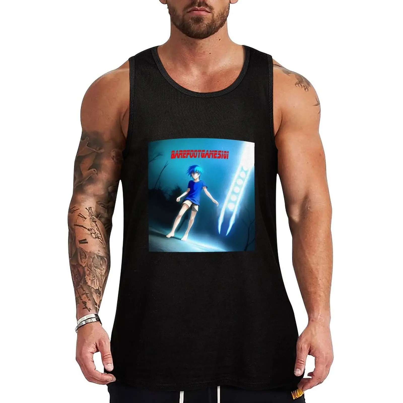 

Hello Tank Top t-shirt for man Sports clothing fitness T-shirt sports