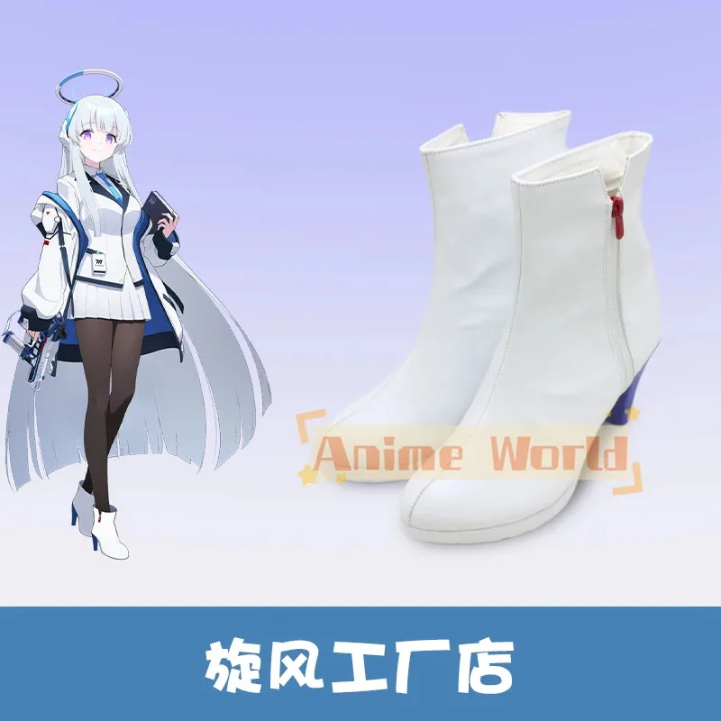Game Blue Archive Ushio Noa Cosplay Shoes Halloween Woman Custom Made Shoes