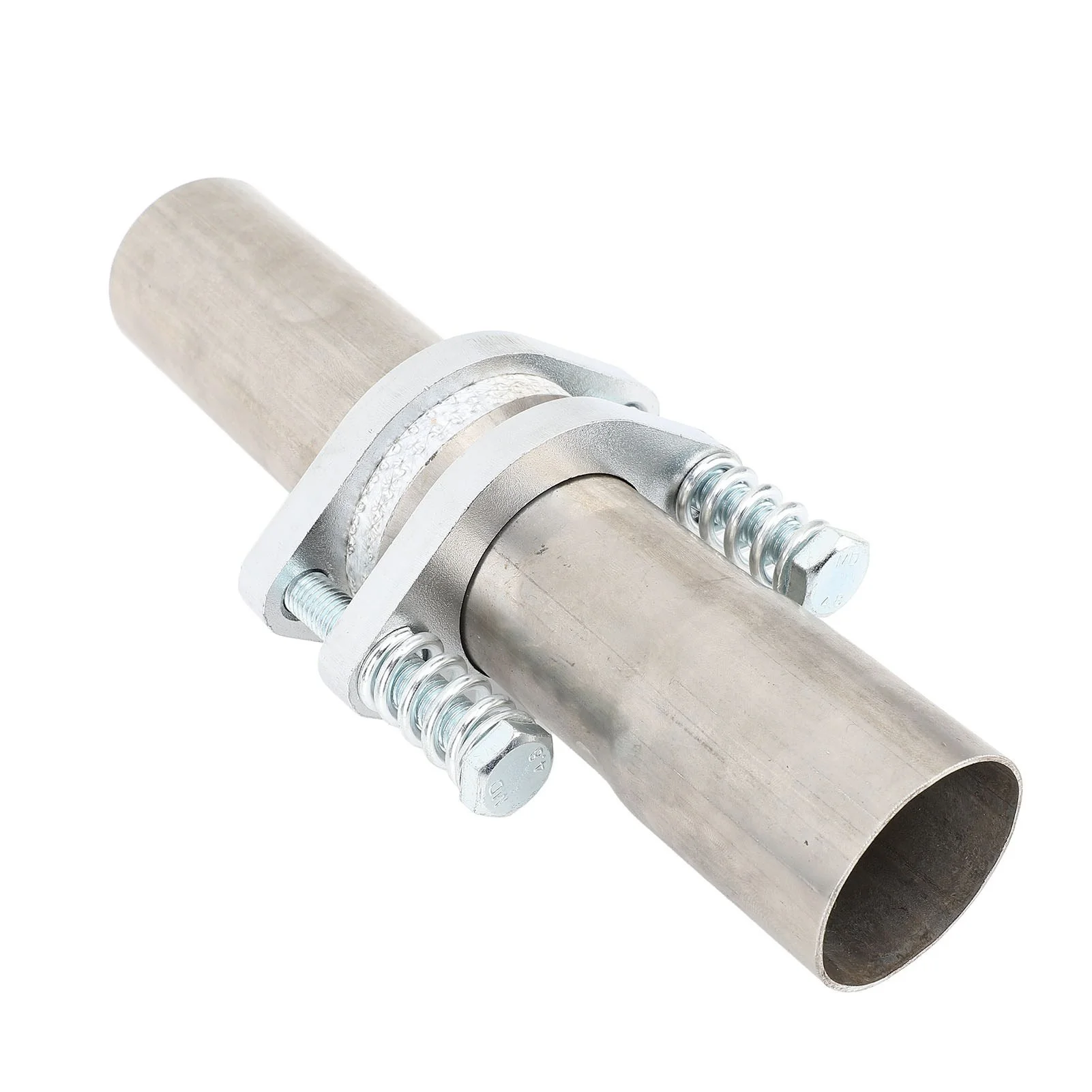 Exhaust Spring Bolt Flange Repair Pipe 1.9in OD to 1.8in OD Universal Spherical Joint Quick Fix Exhaust Flange