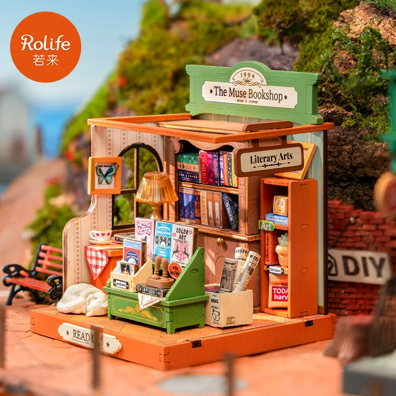 MINI Diy Handmade Cute House Model House 3d Fun Puzzle Building Block Assembly Toy Couple Interactive Toy Holiday Surprise Gifts