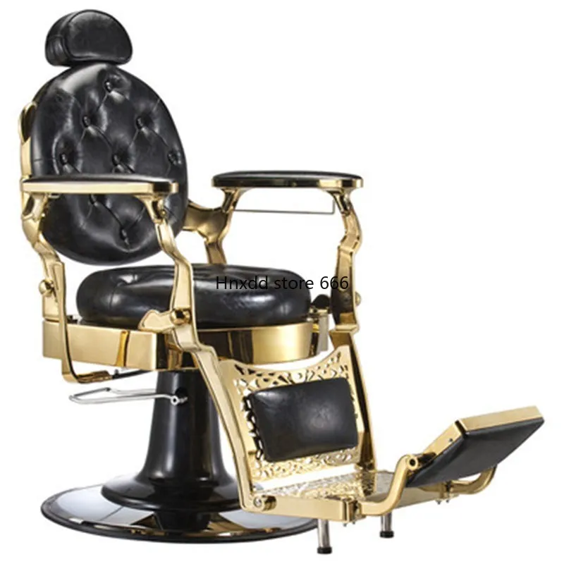 luxury hair chair oil head retro big barber shop men's cutting