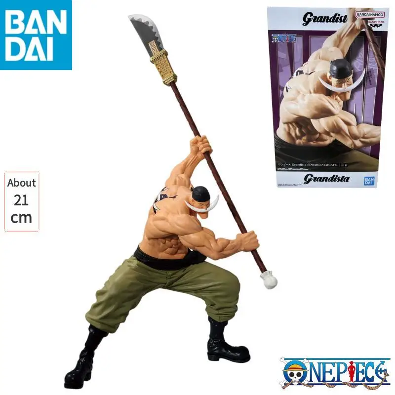 

In Stock Original Bandai Banpresto One Piece Edward Newgate Grandista Anime Figure Action Figures Statue Collection Model Toys