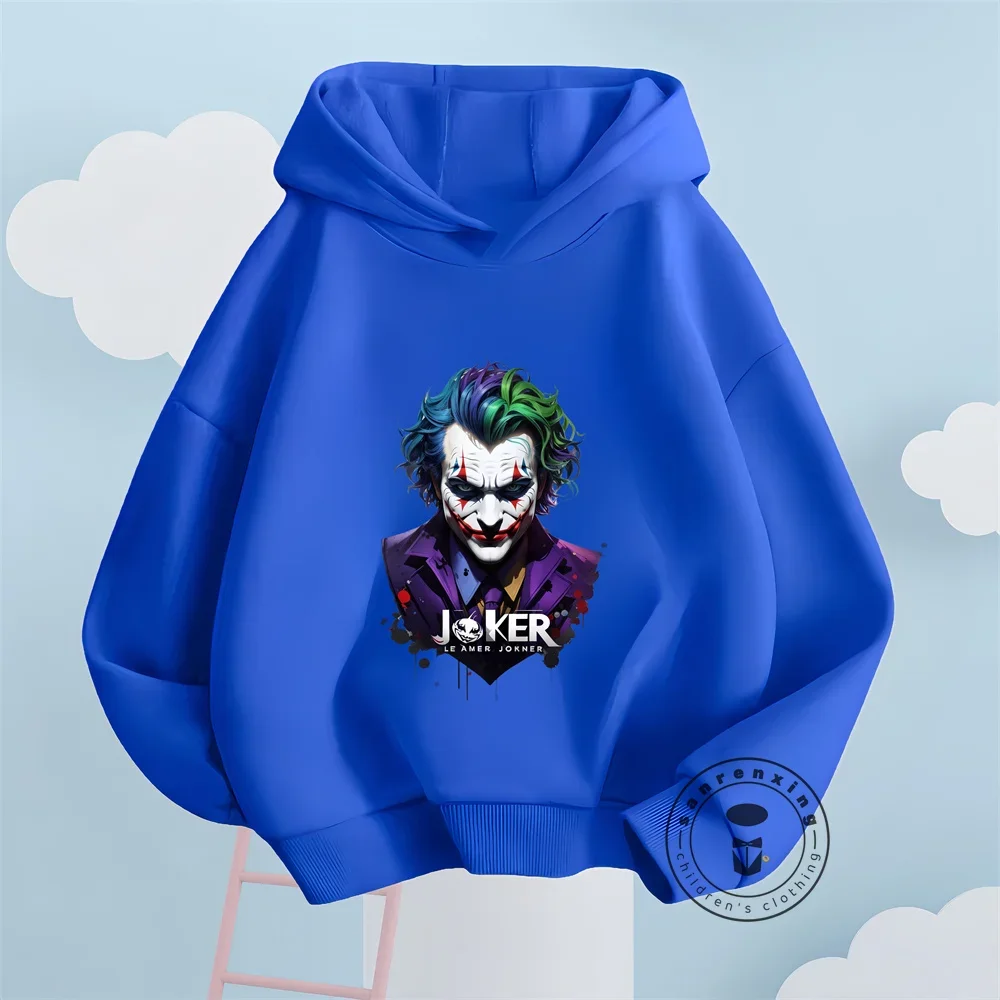 DC Comics The Joker Kids Hoodie Kids Girls Odzież Modne ubrania dla chłopców Jesienne ciepłe topy sportowe Powrót do szkoły Prezent