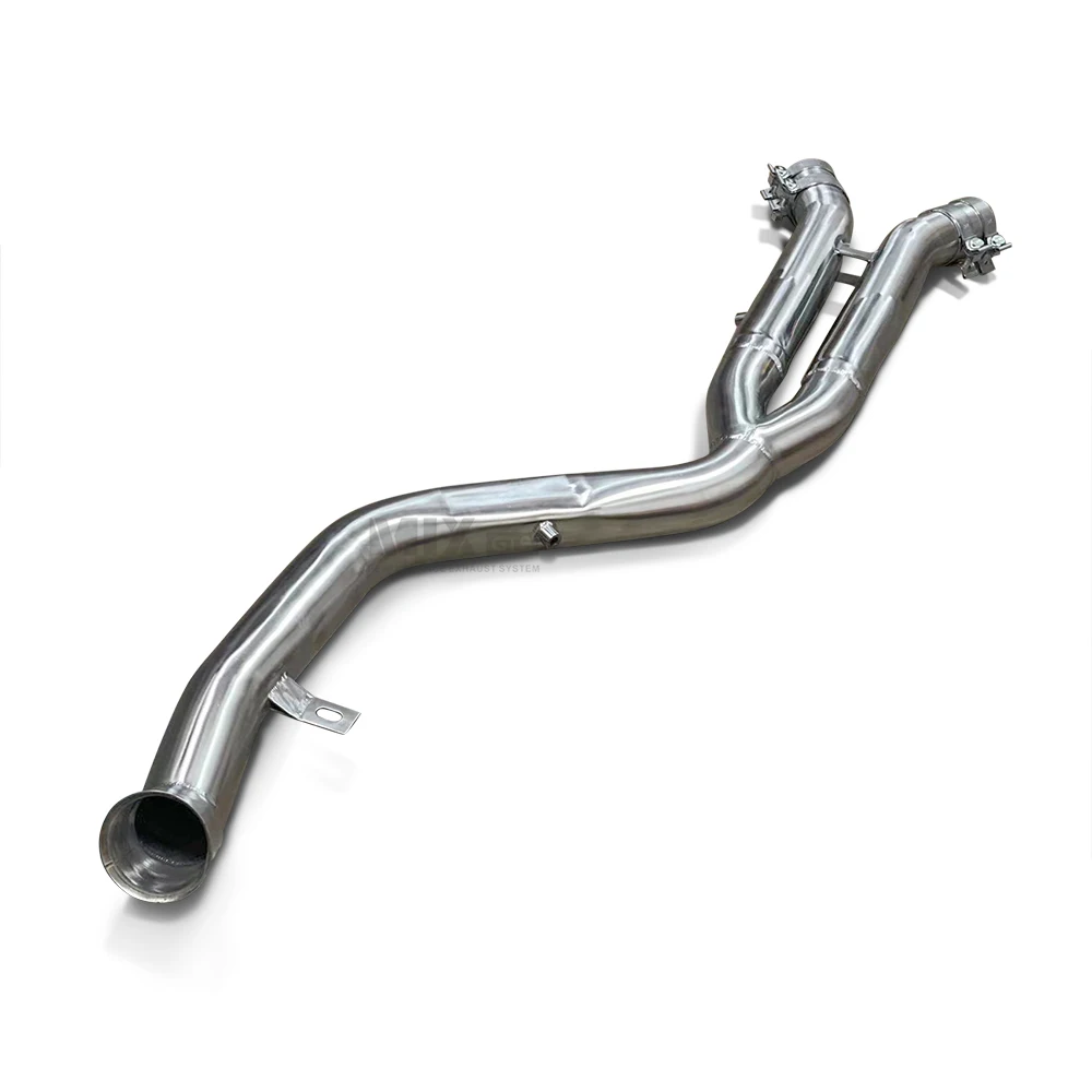 MIX Factory Stainless steel middle pipe with resonator Suitable for BMW Z4 3.0T G29 2019-2023 Exhaust pipe