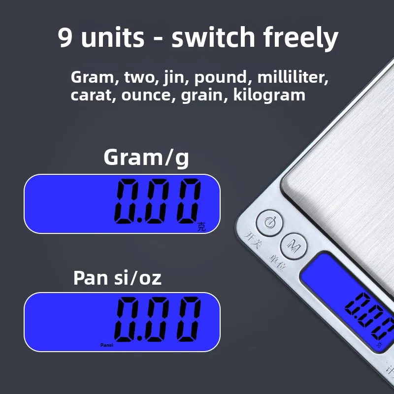 Digital weighing scale balance small size 100mm compact size jewelry scale Gemstone jade cultural relics 0.01g mini tiny carry