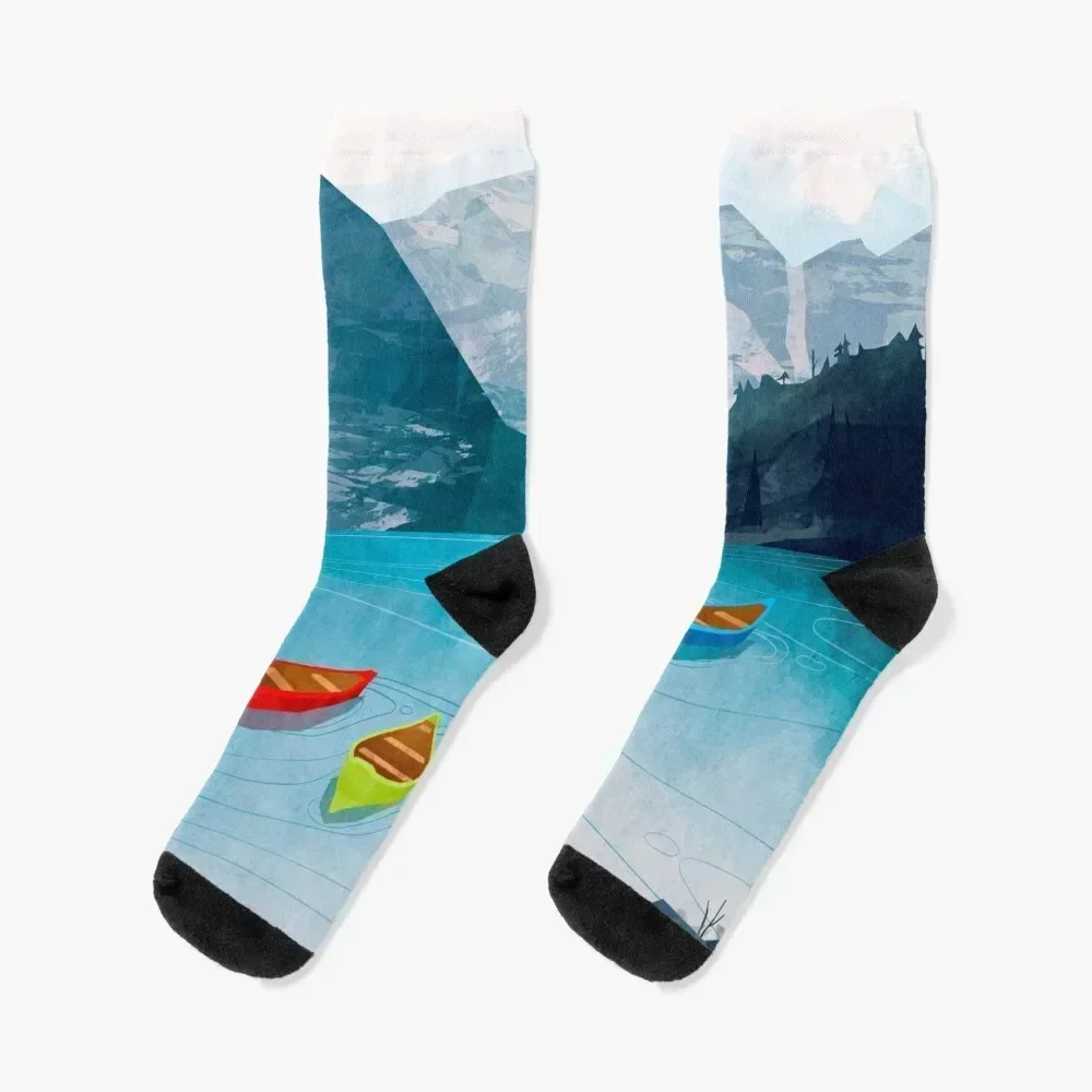 

Canadian Canoes Socks crazy luxe hockey Run Socks Women Men's