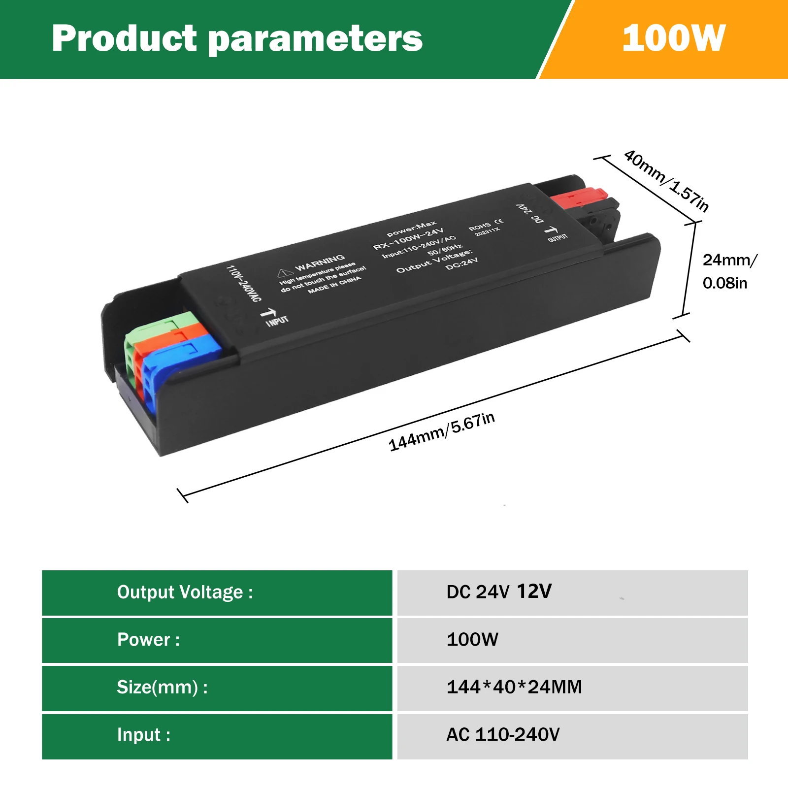 XUNATA Neue DC 12V 24V LED Netzteil AC110V-240V Mute Beleuchtung Transformatoren 60W 100W 200W 300W 400W LED Licht Treiber Power Adapter 4
