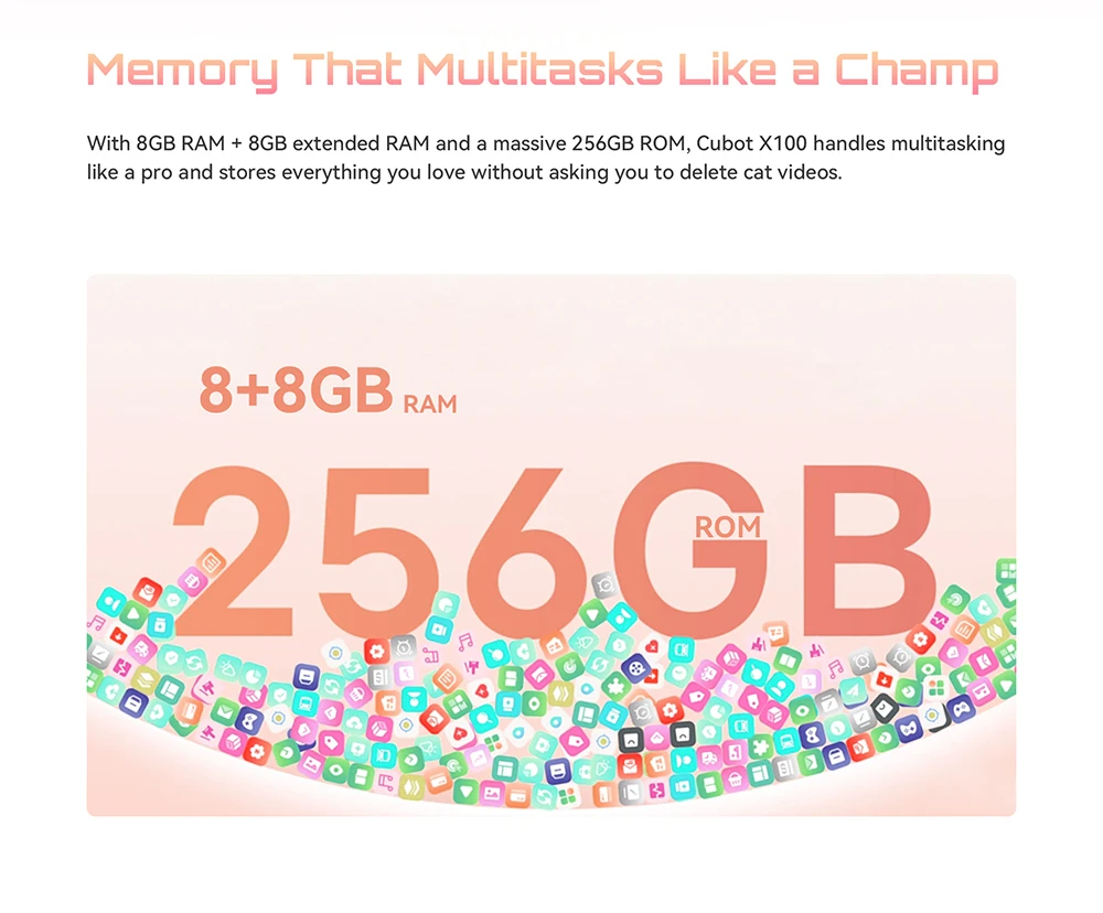 [Shipping From Poland] Cubot X100 Android 15 5G Smartphone 6.88" 16GB(8+8) RAM 256GB ROM 64MP 5100mAh 33W NFC Mobile Phone