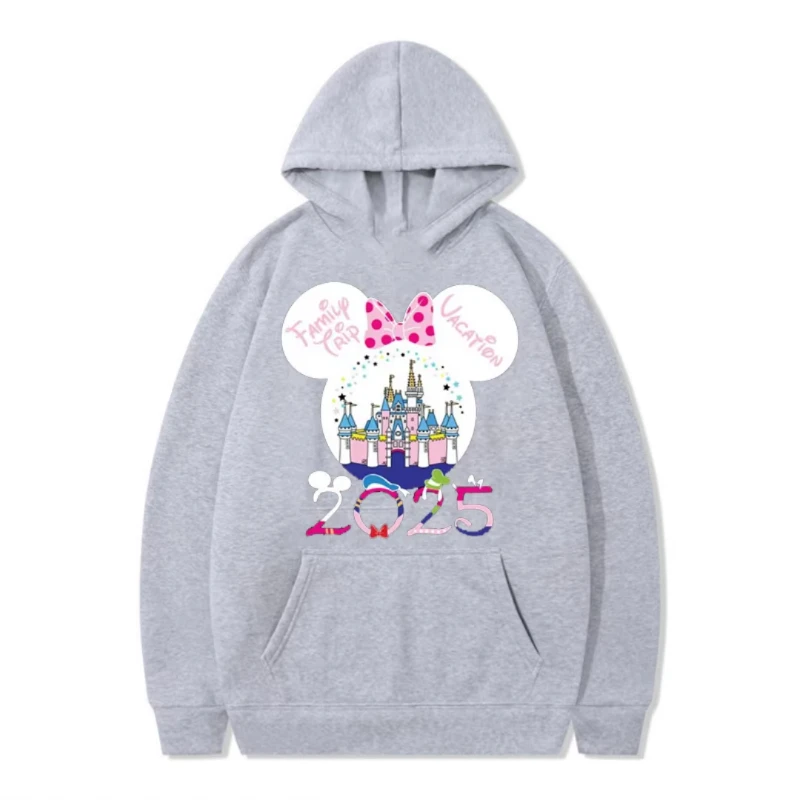

MINISO 2025 New Cotton Disney Print Hoodies For Women Relaxed Fit Pullover Hooded Sweatshirt Autumn Fashion