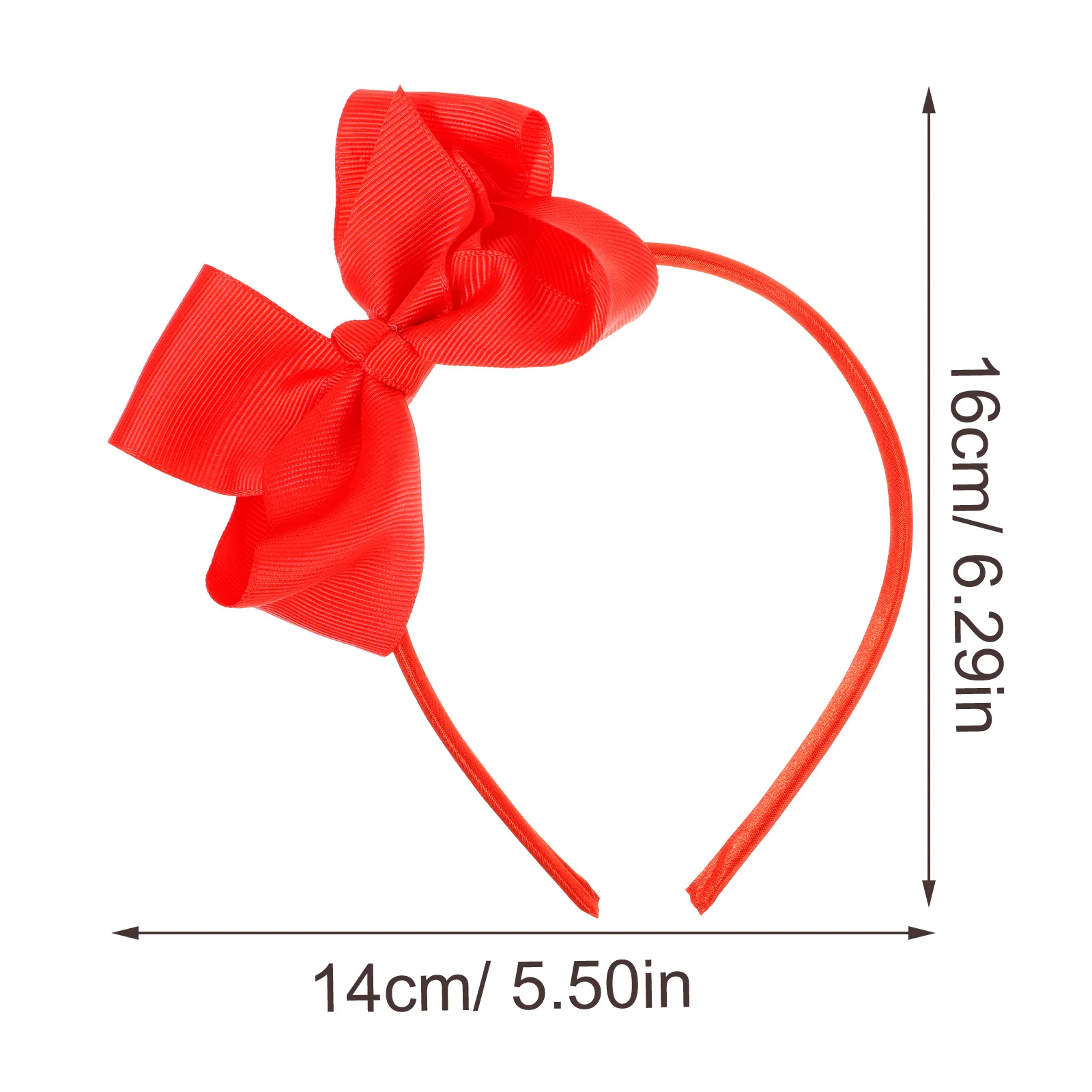 قطعتان من ربطات شعر على شكل فيونكة للفتيات من القماش خفيفة الوزن للارتداء اليومي وإكسسوارات أزياء حفلات أعياد الميلاد #2
