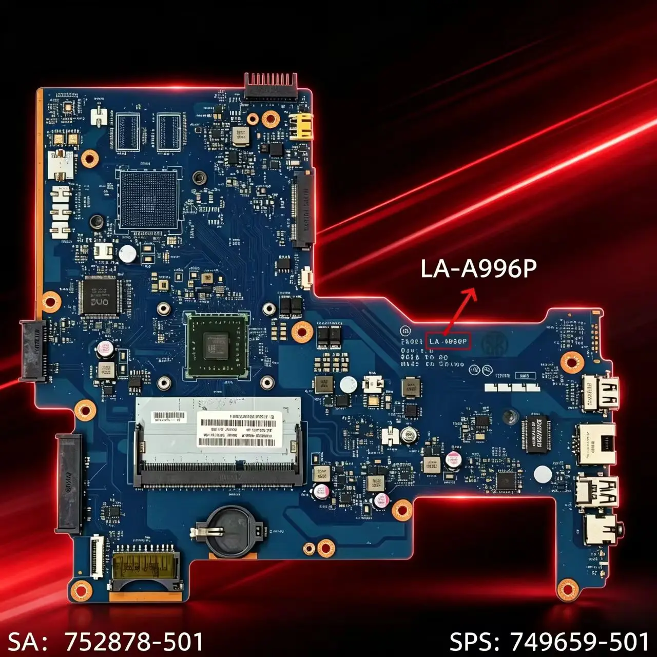 Laptop Motherboard LA-A996P SPS 749659-501 SA 752878-501 For HP 15-G 250 G3 255 G3 AMD E2-3800 DDR3L Mainboard 100% Fully Tested