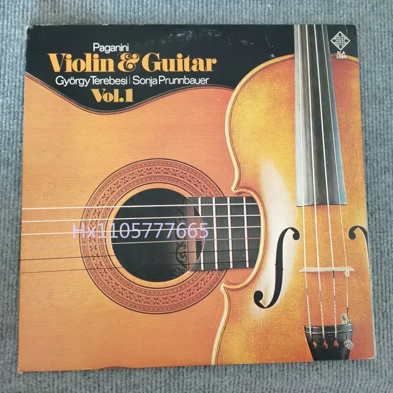 Paganini for Guitar and Violin Terebesi Prunnbauer Japanese Edition 12 LP Vinyl