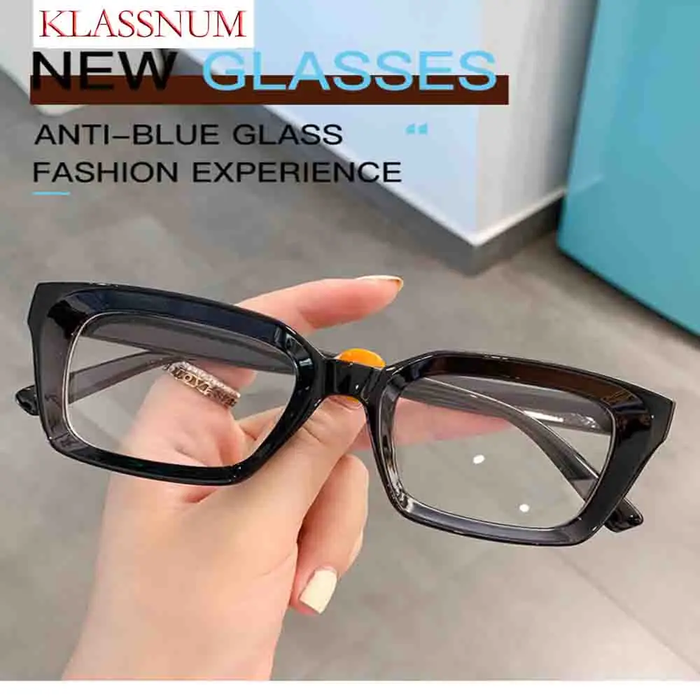 

Fashion Oversized Square Reading Glasses Men Women Portable Large Frame High-definition Presbyopia glasses Diopter 0+ 3.5 Gafas