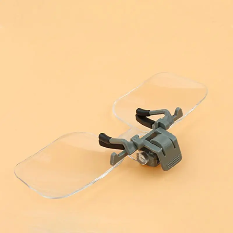 Glasses Magnifier Folding Clip On Loupe Eyeglass for HD Lens Clear Lens Glasses Magnifier Reading Jewelry Too