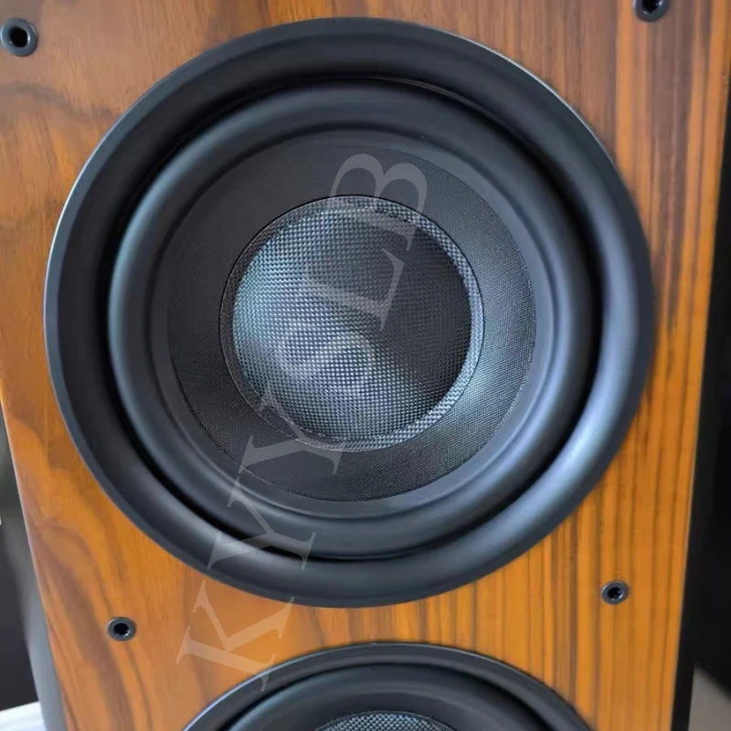 KYYSLB 50-200W Three-way HiFi Speakers Home Audio Sound Double 10 Inch Woofer HiFi Loudspeaker Wooden Bookshelf Speaker