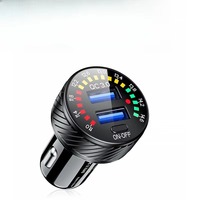 Preemi 1PCS Fast Charging QC 3.0 Dual USB Car Charger 18W Fast Charging Adapter for IPhone Samsung Xiaomi Huawei Phone Charger