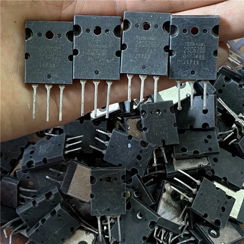 5pairs 2SA1943 2SC5200 TTA1943 TTC5200 A1943 C5200 TO-3PL High-power amplifier matched transistor pairs Original and authentic