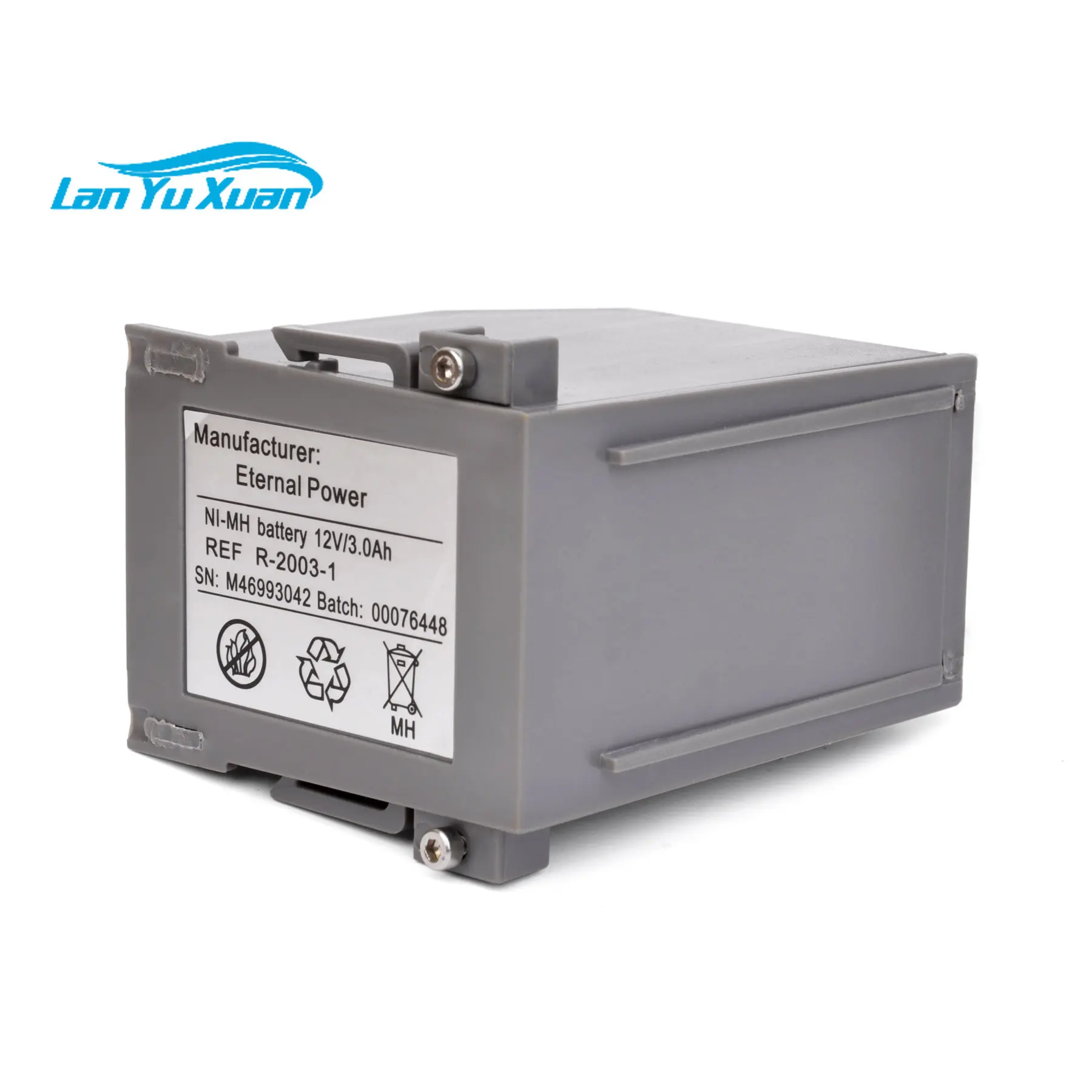 12V 3Ah Ni-MH Battery for Innomed CardioAid 200B  R-2003-1