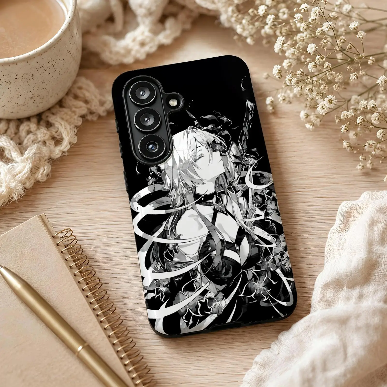 Honkai Star Rail Acheron  Phone Case For Samsung Galaxy A57 A56 A37 A27 A17 A36 A26 A55 A35 Glossy Film Phone Case