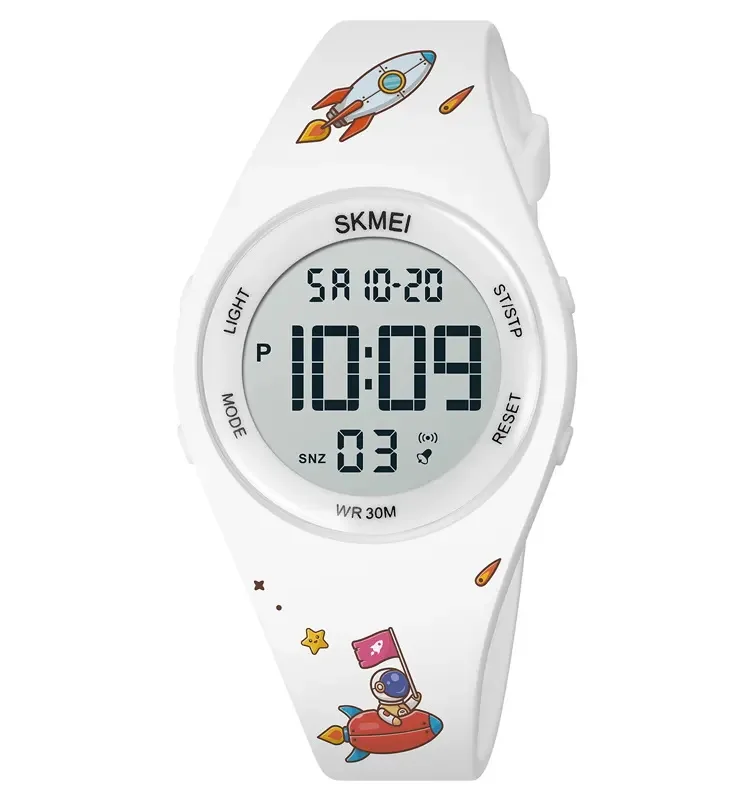 Cute Cartoon Silicone Wrist Watches para crianças, Multi função, Crianças, Impermeável, Eletrônico, Digital, Moda