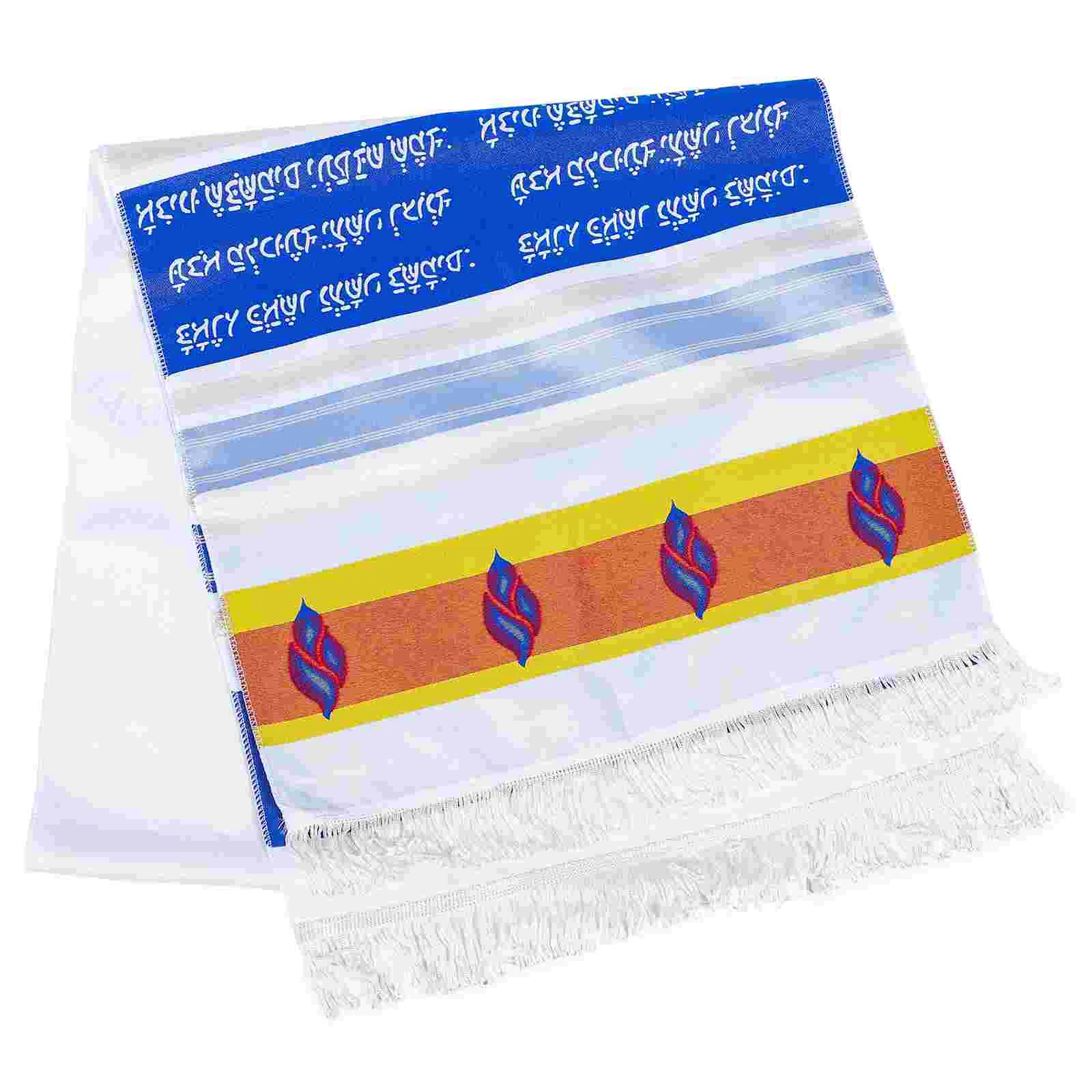 Gift Arab Prayer Towel Miss Head Scarf for Men Wedding Shawl Shawls 160x37cm Fabric Messianic