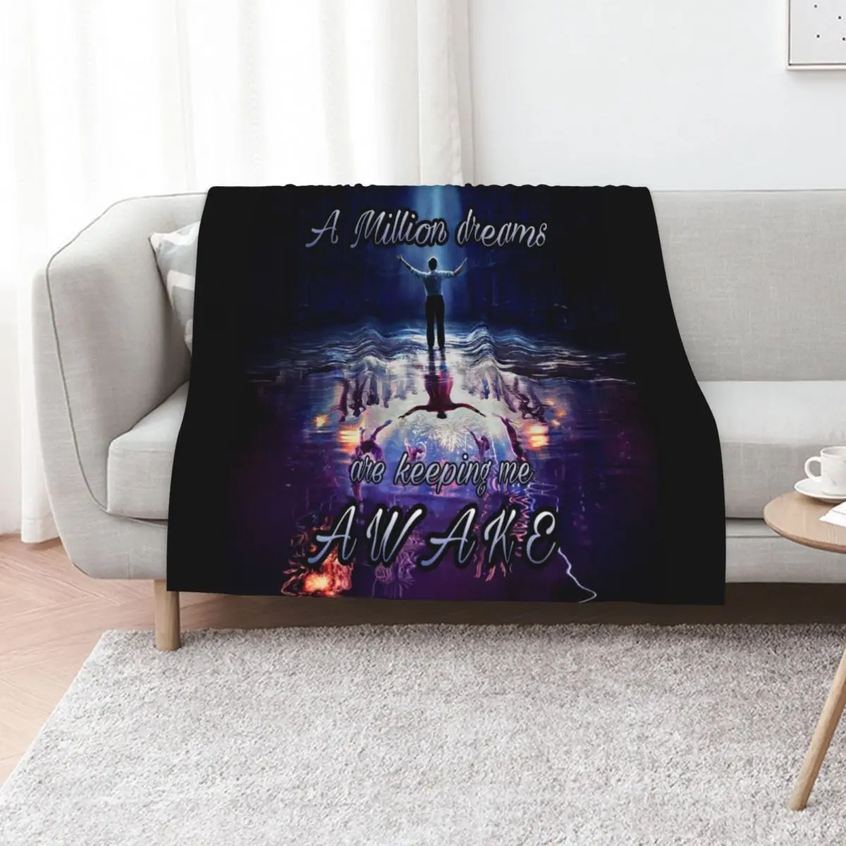 The greatest showman Throw Blanket Sofa Hair Comforter Blankets For Bed halloween Plaid on the sofa Blankets