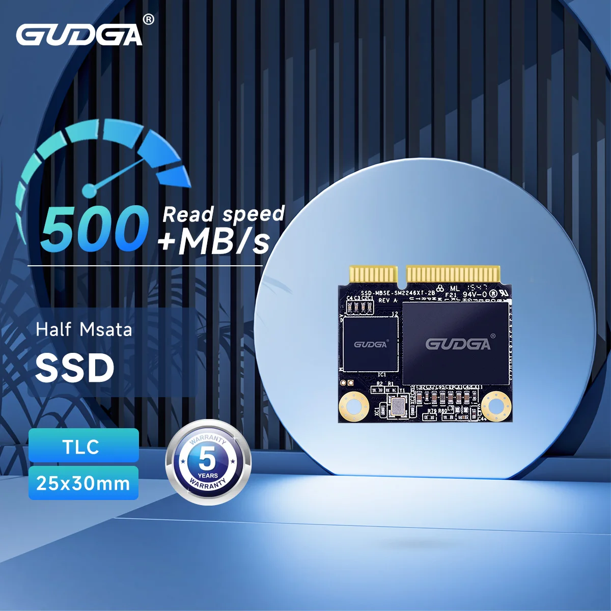 GUDGA SSD 하프 Msata 512GB Metade Tamanho Interno HDD SATA3.0 미니 MSATA DELL M6700 노트북 용 Asus S46C Ux303l Para Rasus Serve