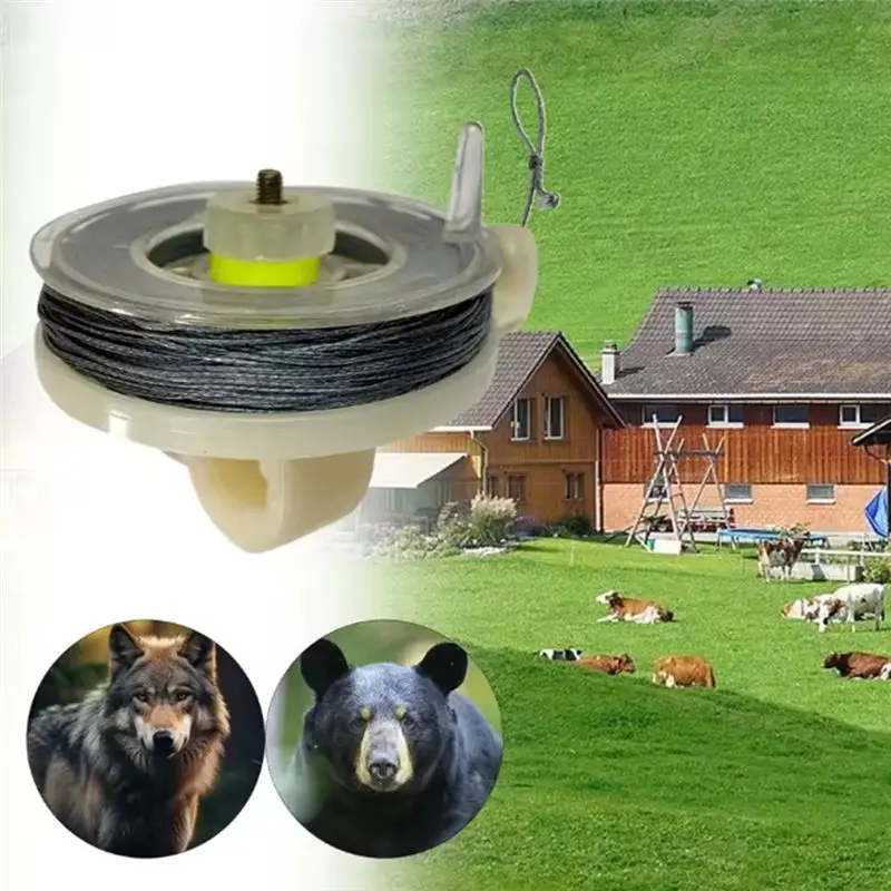 A69P-Trip Wire On Reusable Reel (82Ft) Weatherproof Early Warning Security System For Camping Barn