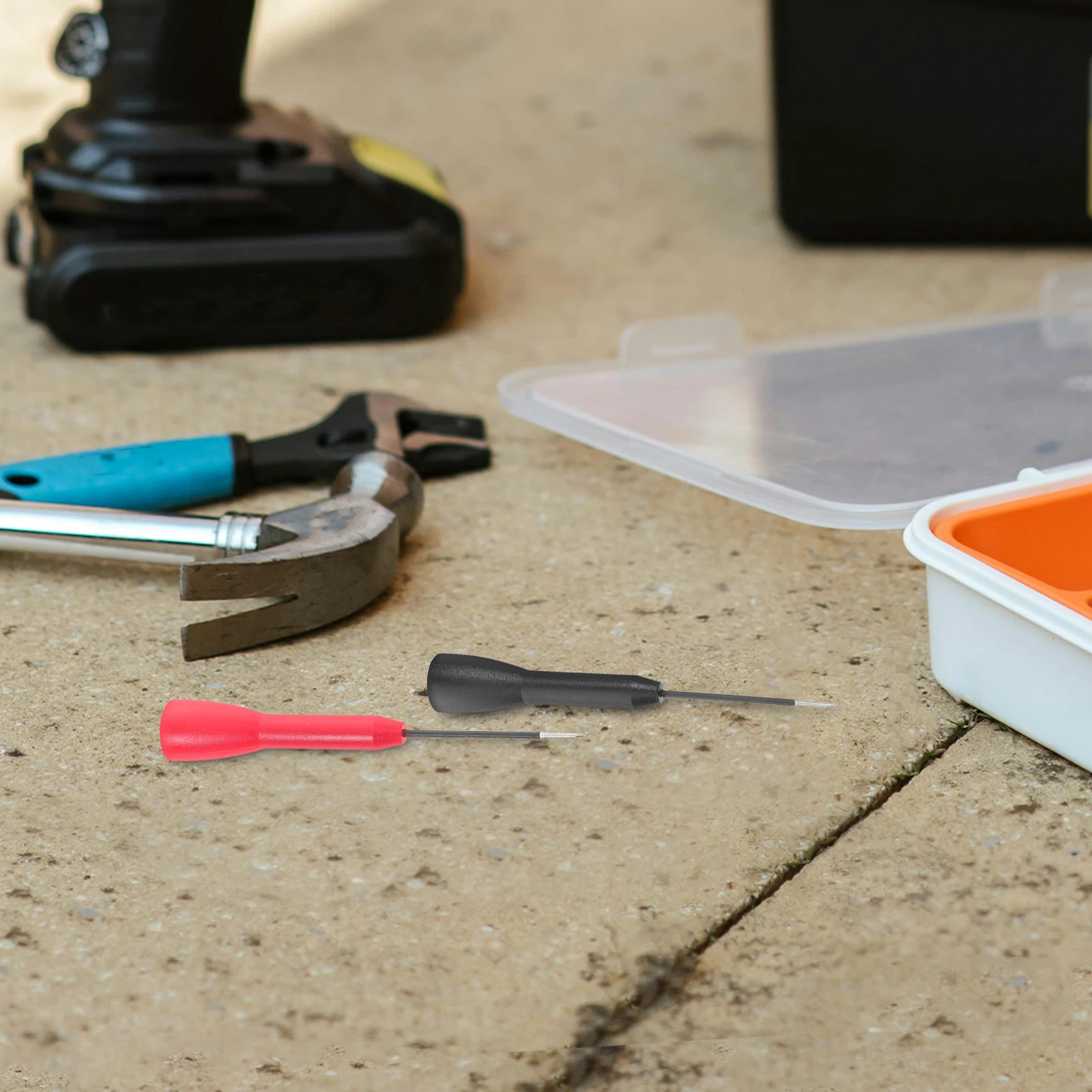 

2PCS Multimeter Probes Universal Electrical Wire Piercing Tester Tips Flexible Lead Kit Needle Leads Plastic Retractable