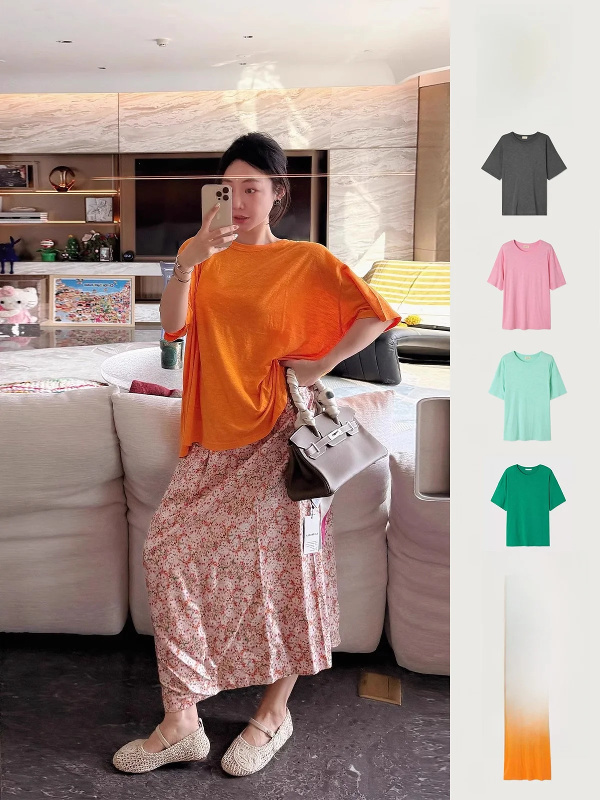 

Classic 7AMERICAN VINTAGE T-irt Casual Commute Sle Loose Fit ort Sve round Ne Pure Color Buy Hand Store