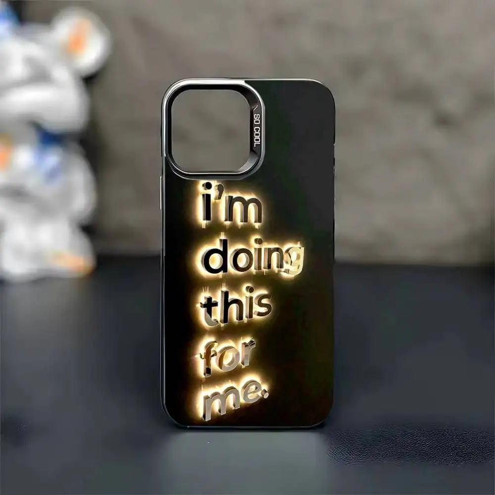 เคสโทรศัพท์สำหรับ iPhone 17,16,15,14,13,12,11,Pro Max,Plus สีดำ แคนดี้ ซิลเวอร์